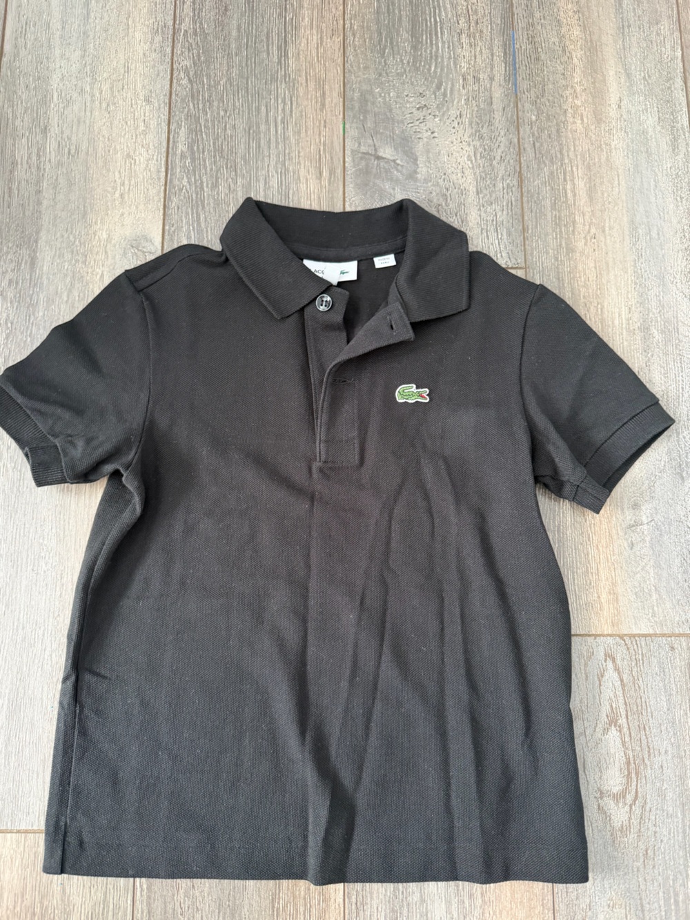 Lacoste Kids Black polo